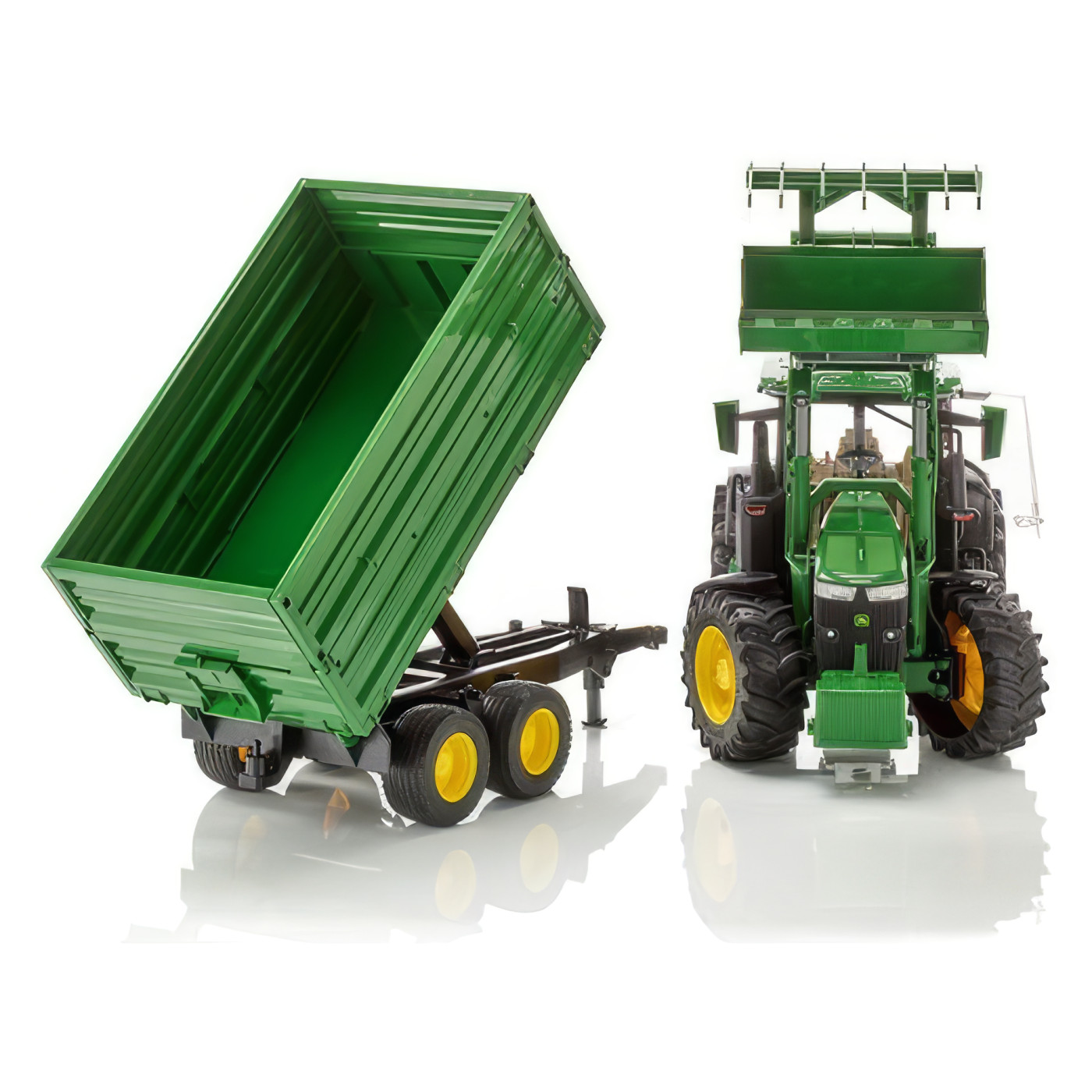 Traktor s prikolicom Bruder John Deere 7R 350 03155