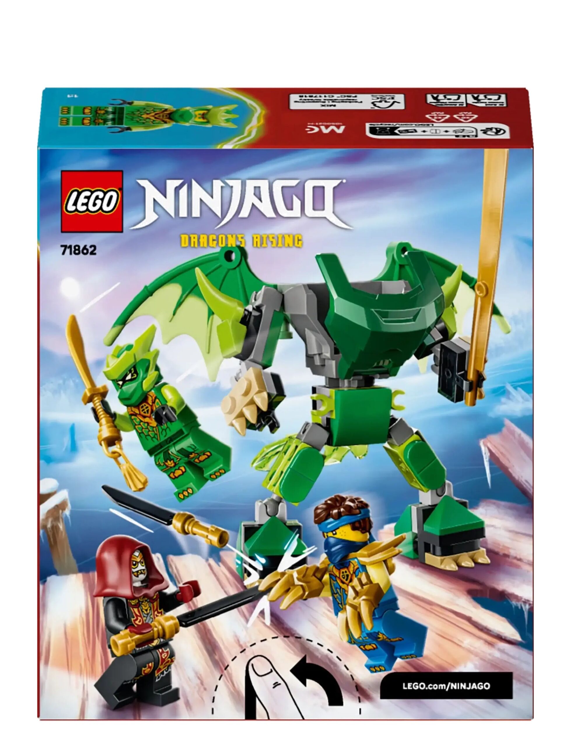 Lego Lloydov Set Za Borbu Zmajevih Robota 71862