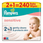 Pamper Vlazne Maramice Sensitive 3x80 - Image 2