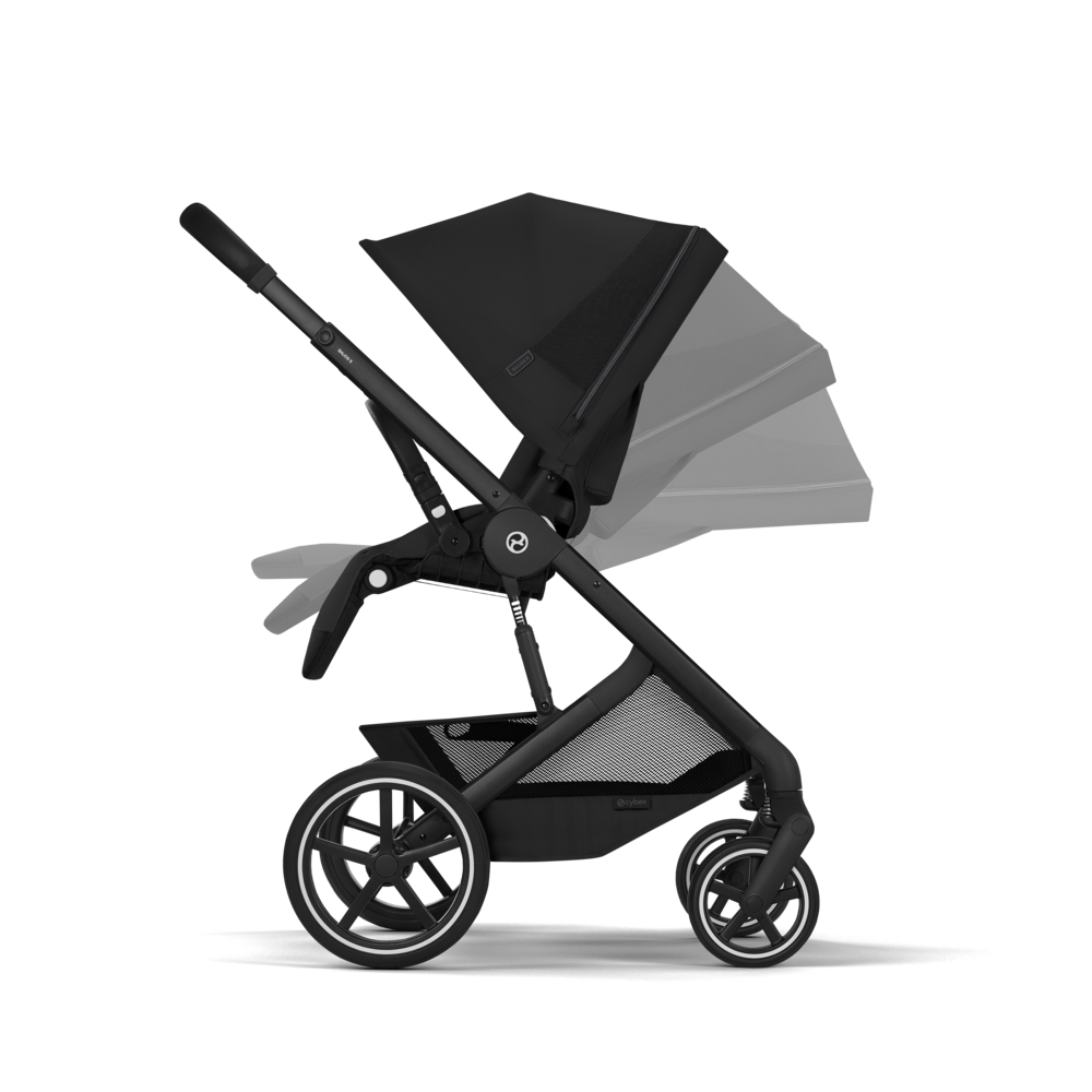 Kolica Cybex Balios S Lux 2u1 Moon Black 2026 (sklopiva košara)