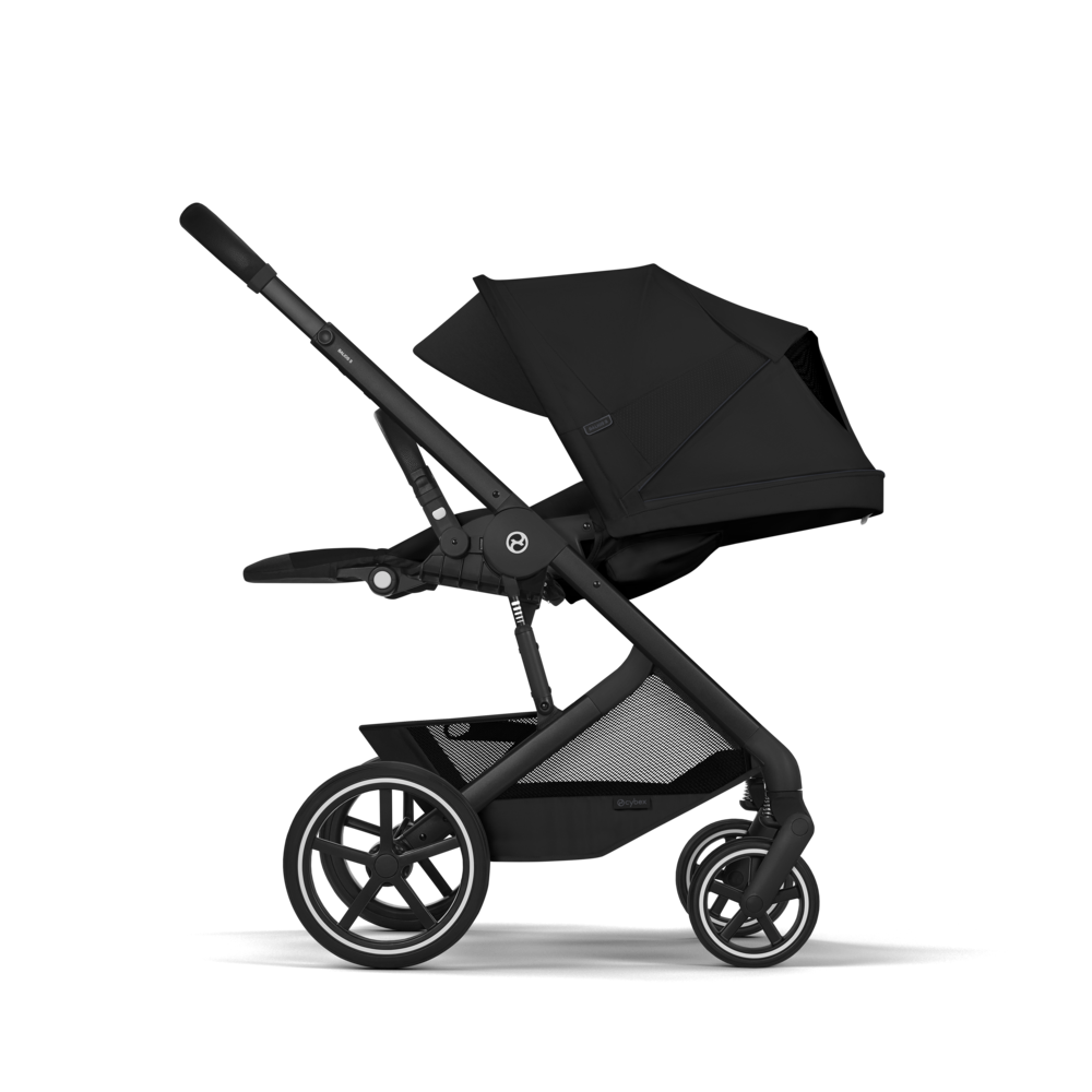 Kolica Cybex Balios S Lux 2u1 Moon Black 2026 (sklopiva košara)