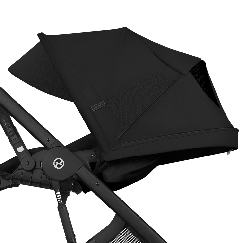 Kolica Cybex Balios S Lux 2u1 Moon Black 2026 (sklopiva košara)