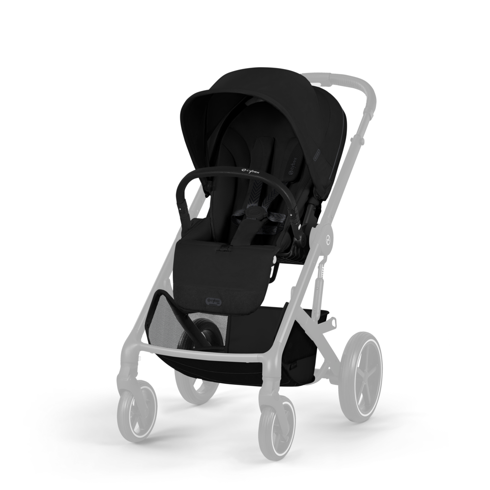 Kolica Cybex Balios S Lux 2u1 Moon Black 2026 (sklopiva košara)