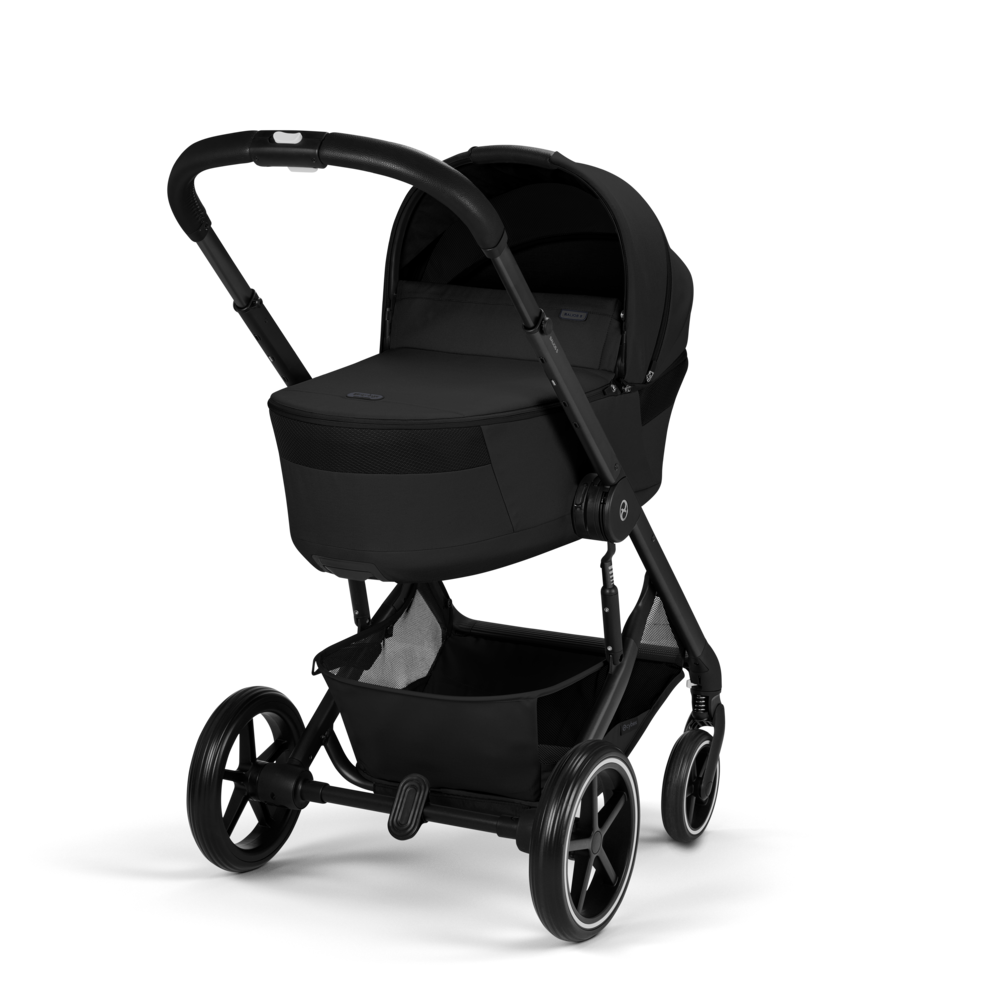 Kolica Cybex Balios S Lux 2u1 Moon Black 2026 (sklopiva košara)