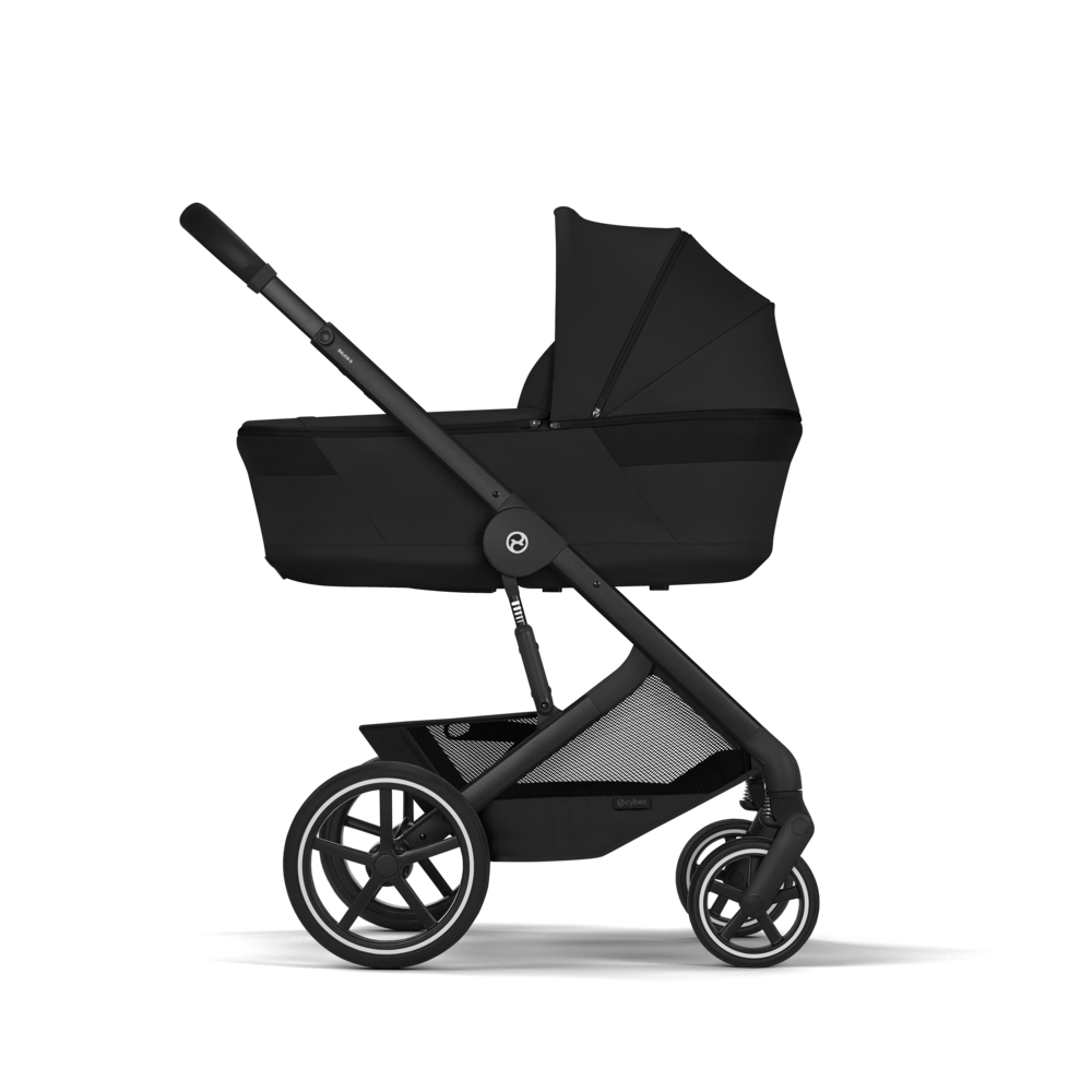 Kolica Cybex Balios S Lux 2u1 Moon Black 2026 (sklopiva košara)