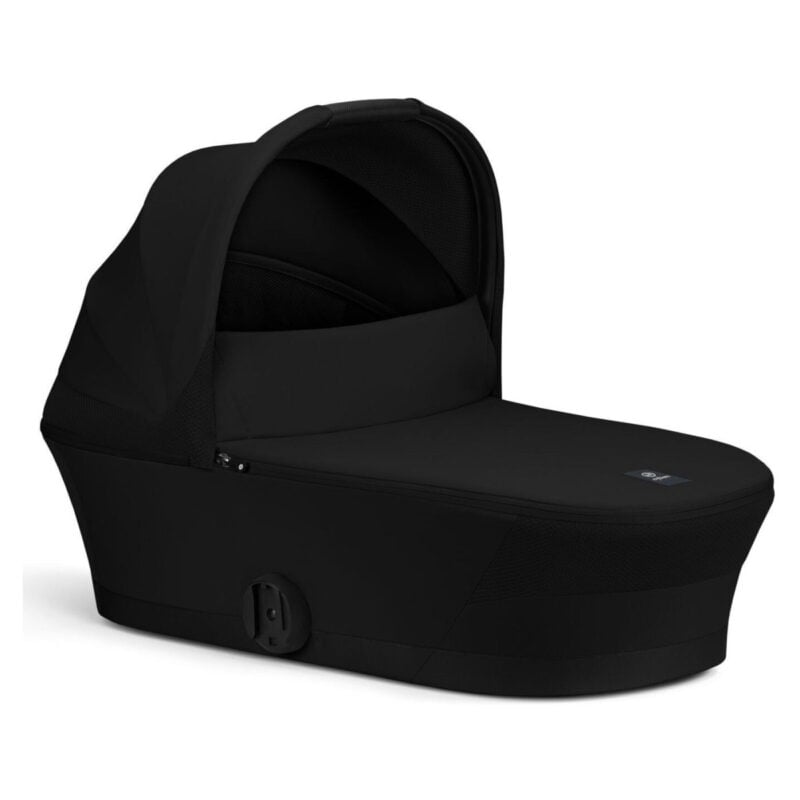 Cybex Melio Cot Magic Black Ravna Košara - Image 1