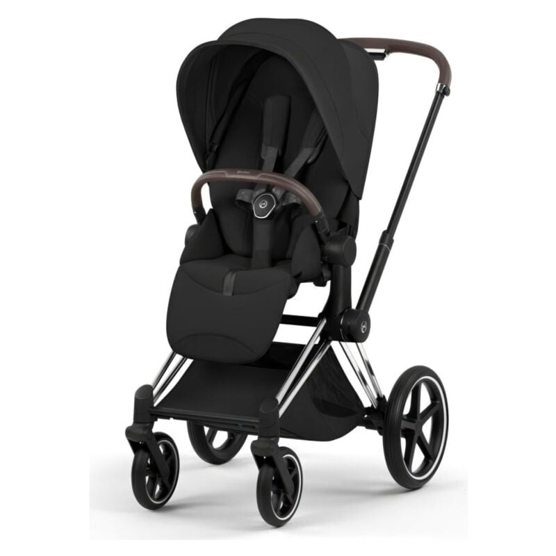 Dječja kolica Cybex Priam Frame & Seat Chrome Brown - Image 1