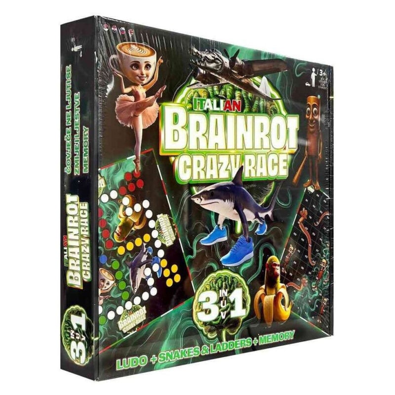 Društvena igra Prezent Plus Brainrot Crazy Race - Image 1