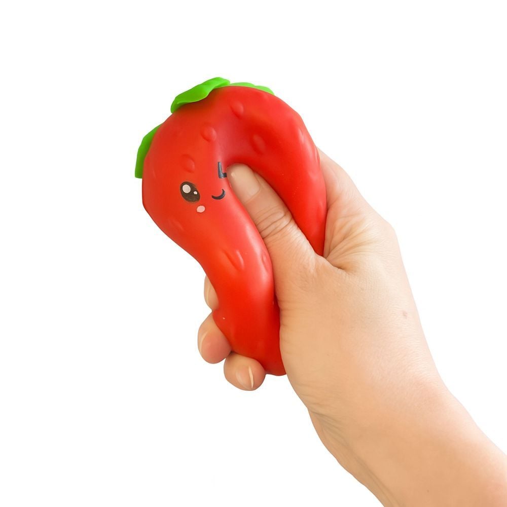 Kc:igračka Squeezy Strawberry Sensory Toy