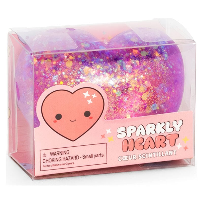 Kc:igračka Squishy Sparkly Heart - Image 1