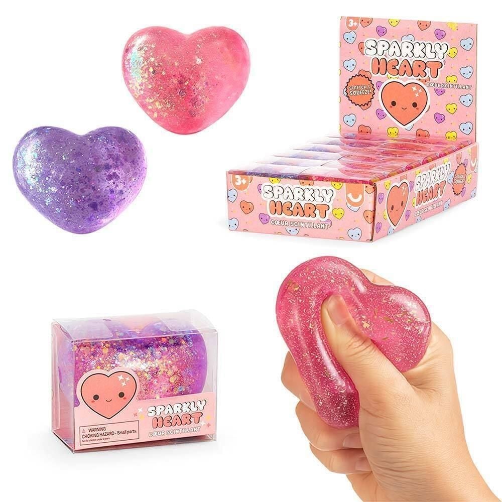 Kc:igračka Squishy Sparkly Heart