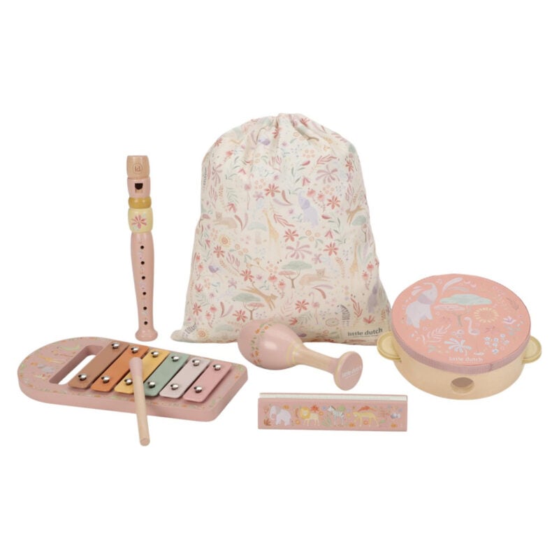 Little Dutch Glazbeni Set Safari Friends Pink Ld7474 - Image 1
