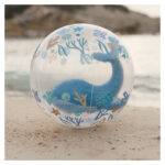Little Dutch Lopta Za Plažu 3d Ocean Dreams Blue 35cm 2012398 - Image 2