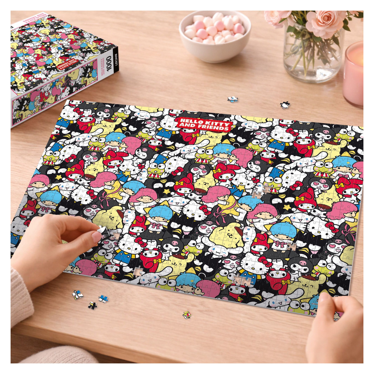 Puzzle za odrasle LISCIANI Hello Kitty and Friends 1000 120727