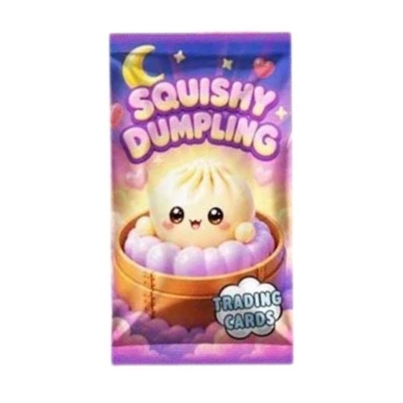 Sqd:squishy Dumpling Trading Card Album Z Kartice+1 Paketić