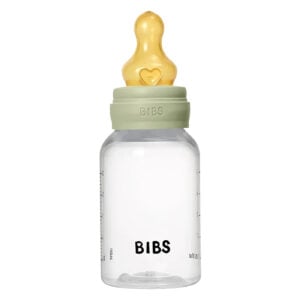 Bočica BIBS Round Latex 150 ml slow flow sage - Image 1