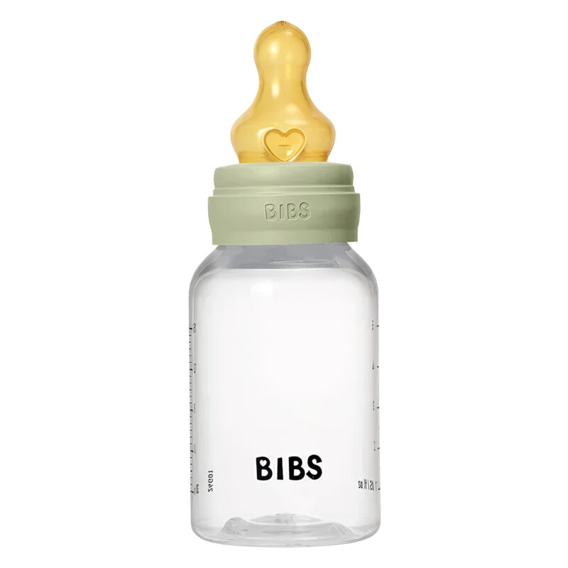 Bočica BIBS Round Latex 150 ml slow flow sage - Image 1
