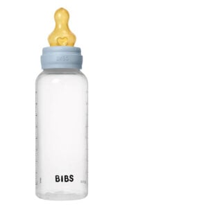 Bočica BIBS Round Latex medium flow baby blue 270 ml - Image 1