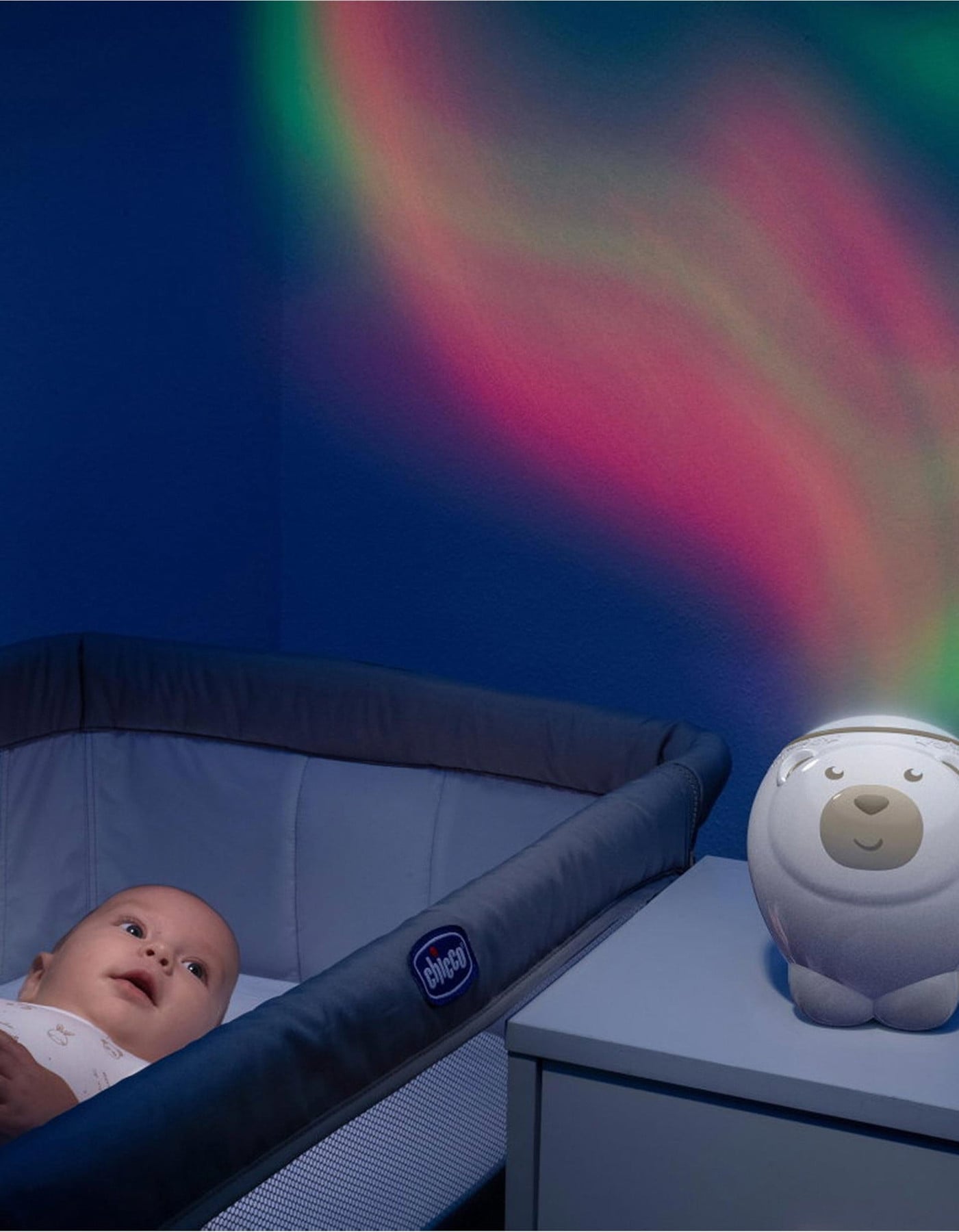 Chicco Projektor Polarni Medo, 0m+, Neutral