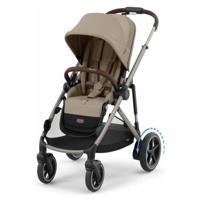 Dječja kolica Cybex e-Gazelle s TPE Almond Beige - Image 1