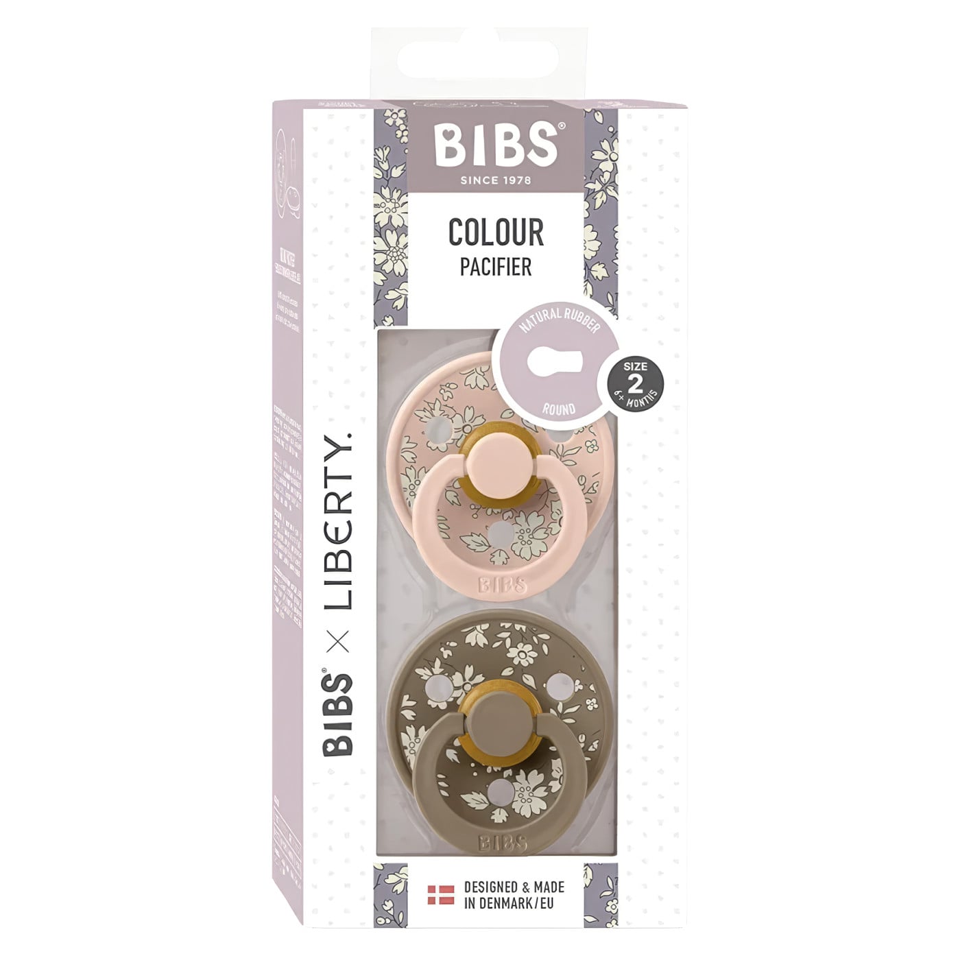Duda BIBS X Liberty Colour Capel blush mix 6+mj