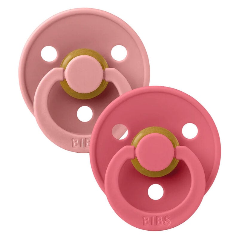 Duda BIBS dusty pink & coral size 2 - Image 1