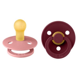 Duda BIBS dusty pink & elderberry 6+mj - Image 1