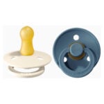 Duda BIBS ivory & petrol 0+mj - Image 1
