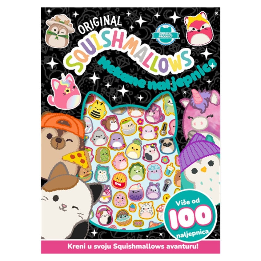 Igračka Squishmallows: moja velika knjiga s naljepnicama sorto