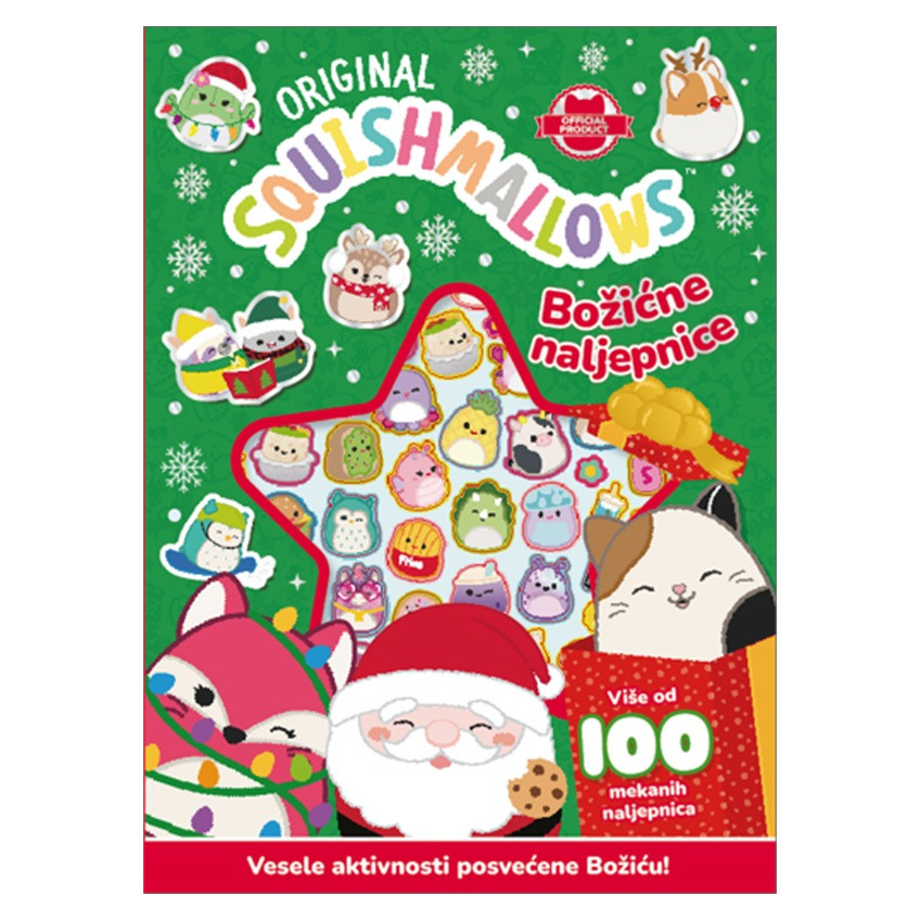 Igračka Squishmallows: moja velika knjiga s naljepnicama sorto