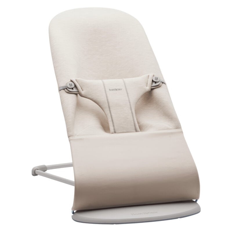 Ležaljka Babybjörn Bliss 3D Jersey light beige 006187 - Image 1
