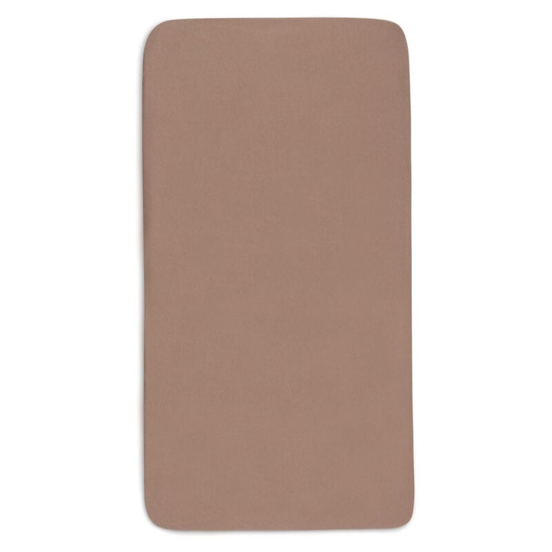 Plahta za krevetić Jollein Jersey Milky Coffee 60x120 cm - Image 1
