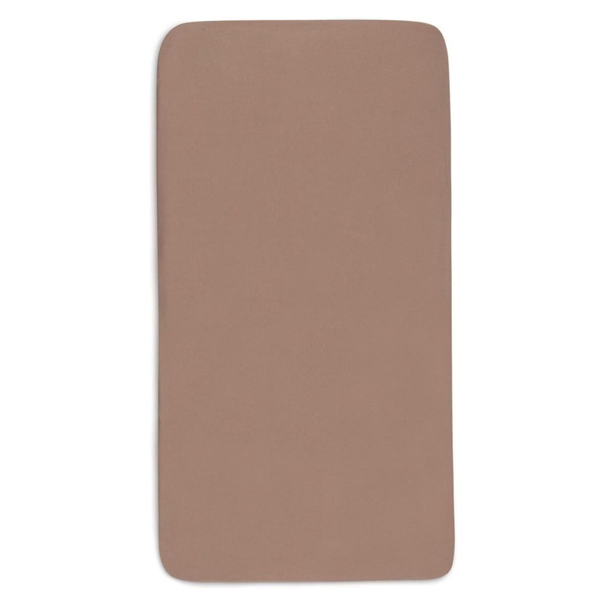 Plahta za krevetić Jollein Jersey Milky Coffee 60×120 cm