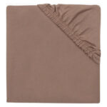 Plahta za krevetić Jollein Jersey Milky Coffee 60x120 cm - Image 2