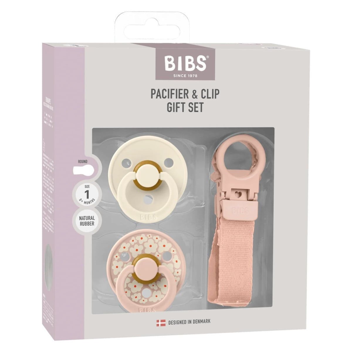 Poklon set BIBS Colour duda i vezice Blush veličina 1 7500139