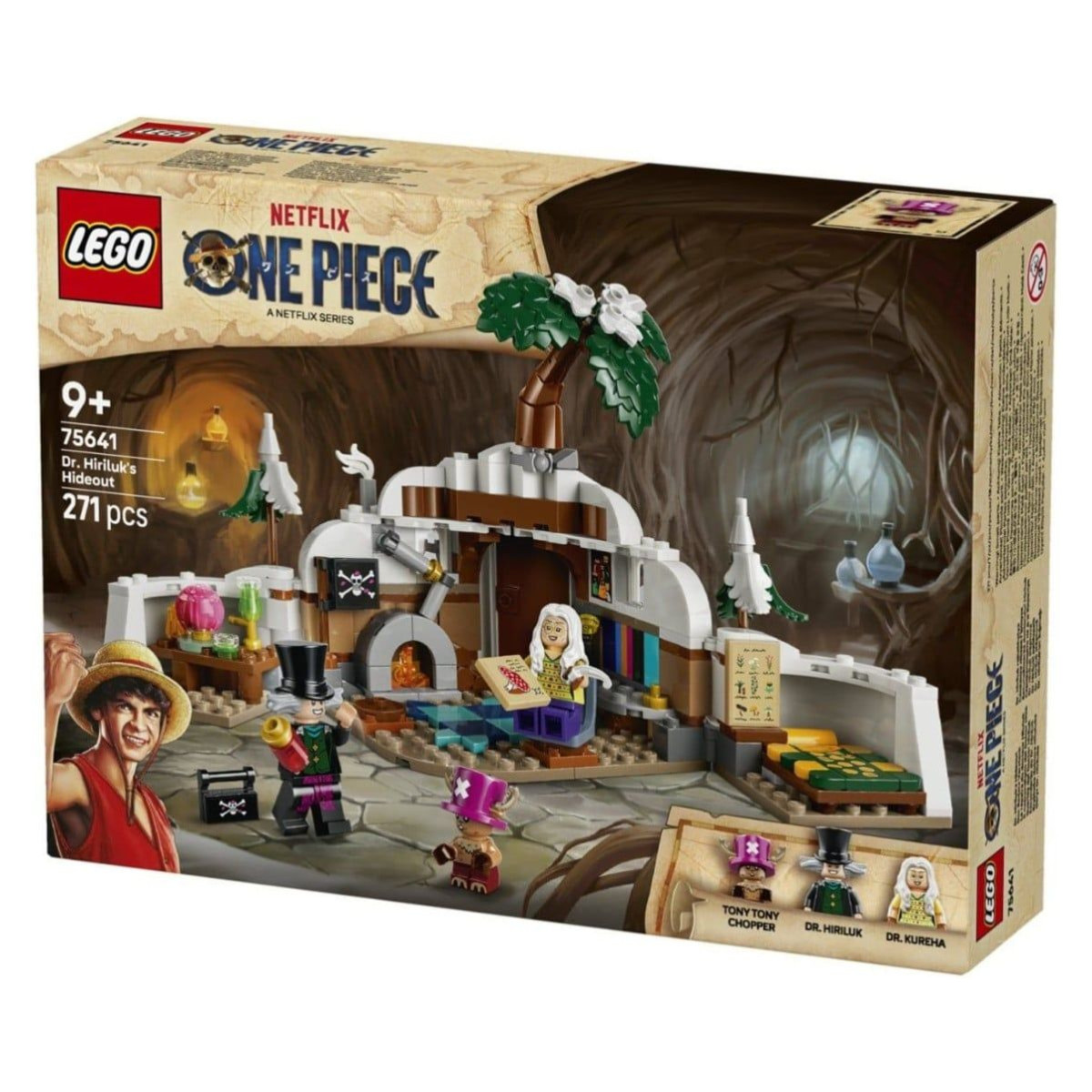 Set za slaganje LEGO ONE PIECE skrovište Dr. Hiriluka 75641