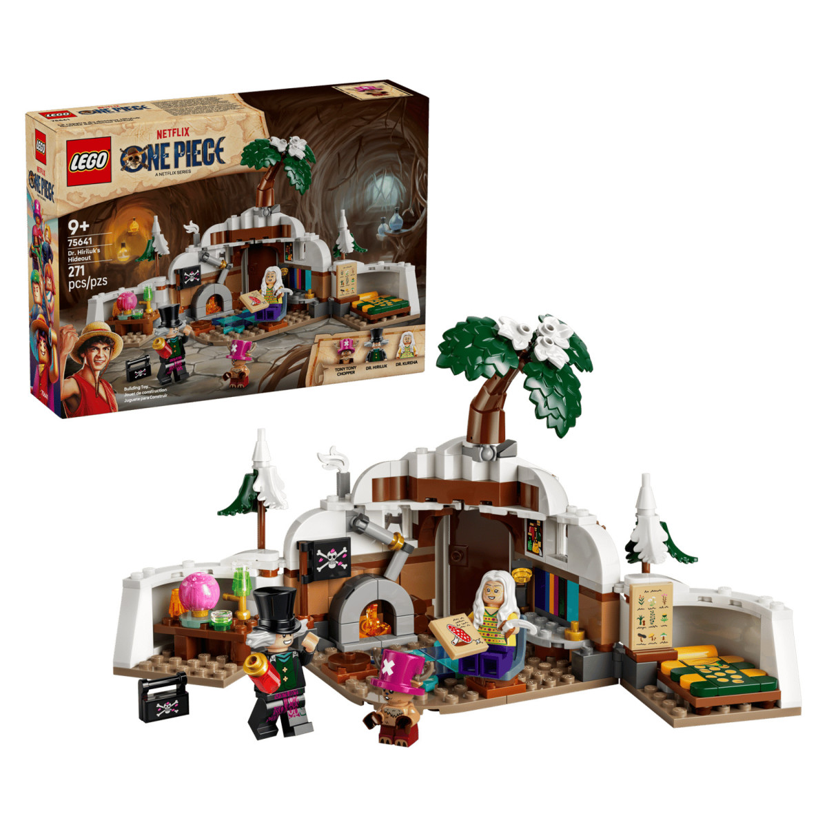 Set za slaganje LEGO ONE PIECE skrovište Dr. Hiriluka 75641