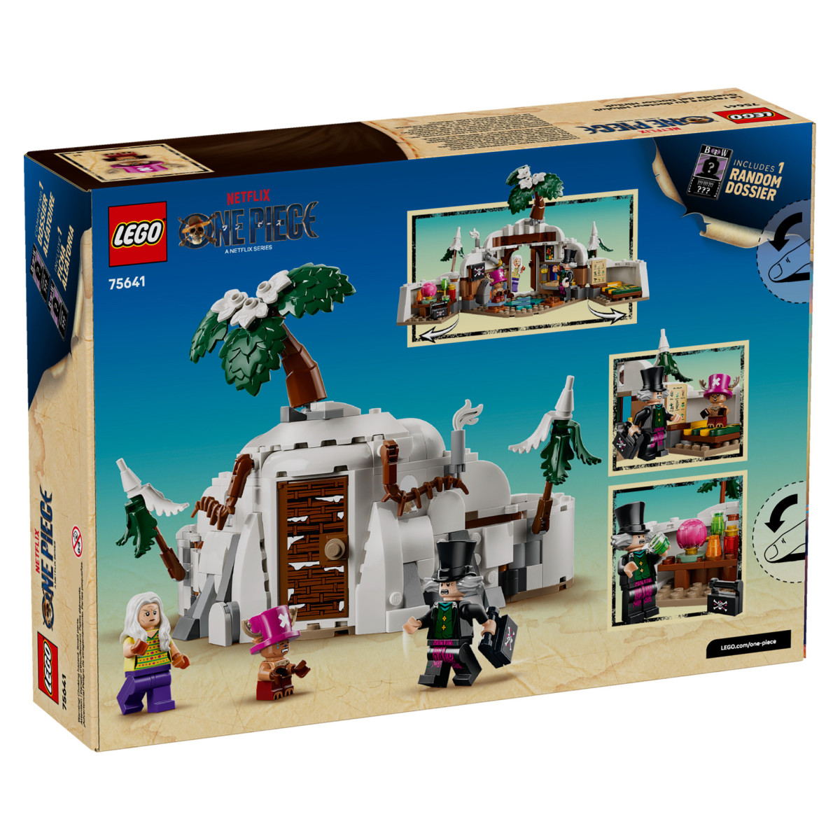 Set za slaganje LEGO ONE PIECE skrovište Dr. Hiriluka 75641