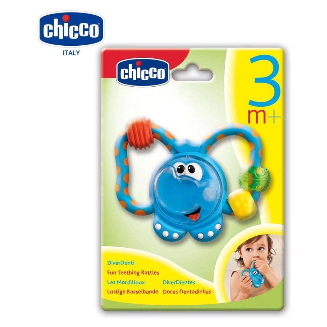 Zvečka i glodalica Chicco Slon, 3m+