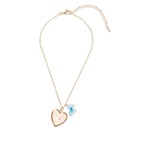 Butterfly Heart Locket Ogrlica 86151 - Image 1