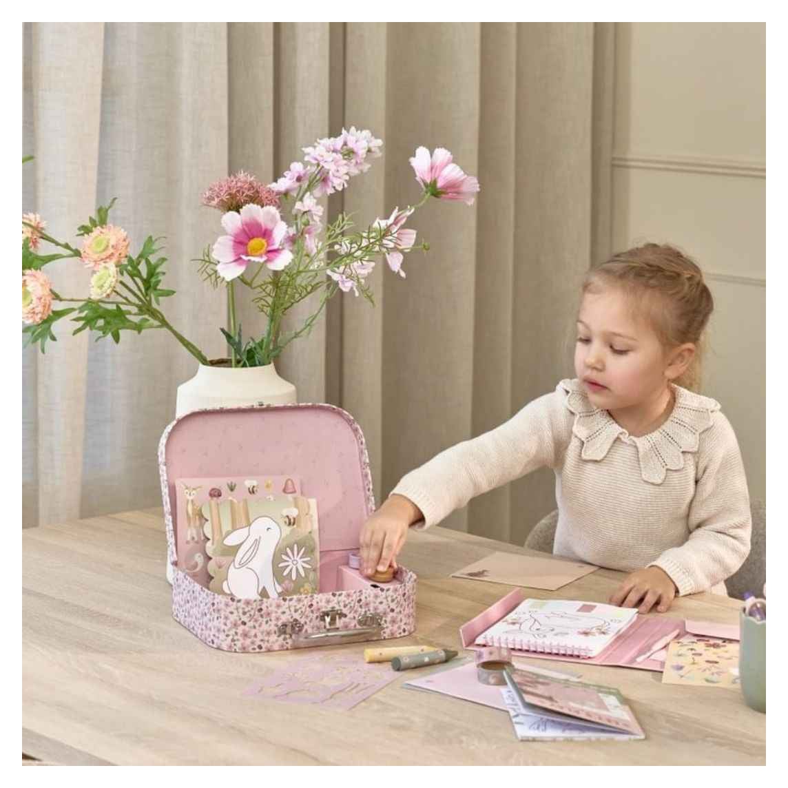 Little Dutch Krativni Kofer Rosa Fairy Garden 7828-126898