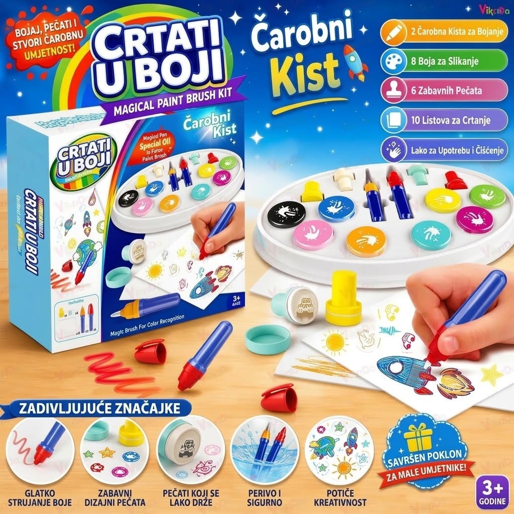Čarobni set za slikanje bez nereda Wf-6001 26024247 - Slika 6