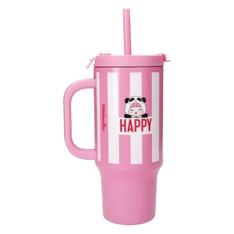 Penfection Šalica Za Van Sa Slamkom Happy 4/1 - Image 1