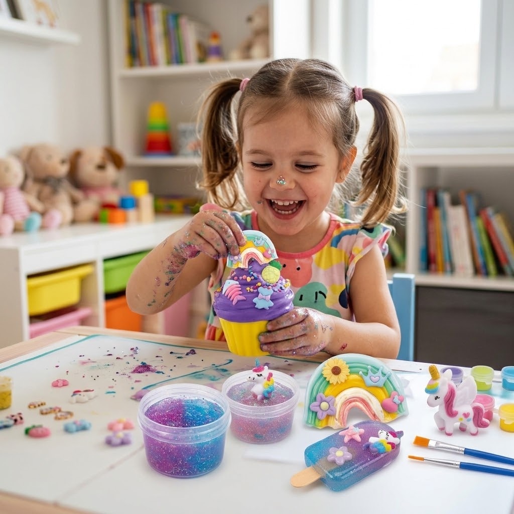 Kreativni set 2u1 Unicorn Slime & Painting Jt007 24060183 - Slika 2