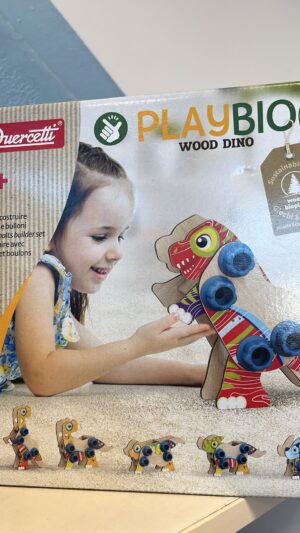 Outlet: Edukativna igra Quercetti Play Bio drveni dinosaur