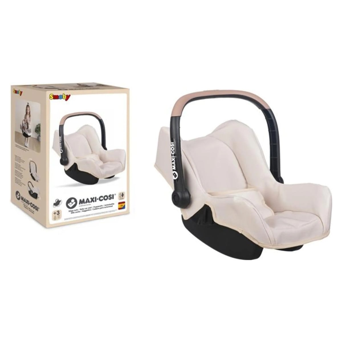 Autosjedalica Smoby Maxi Cosi Za Lutke Bež 114505 - Image 3