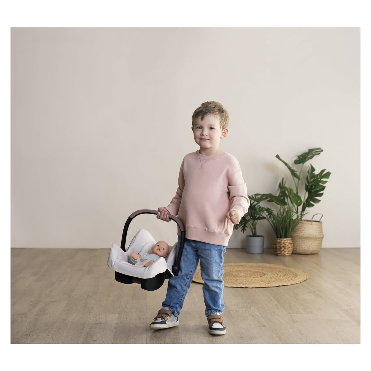 Autosjedalica Smoby Maxi Cosi Za Lutke Bež 114505 - Image 8