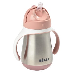Beaba Termo Bočica Sa Slamkom 250ml Old Pink - Image 1