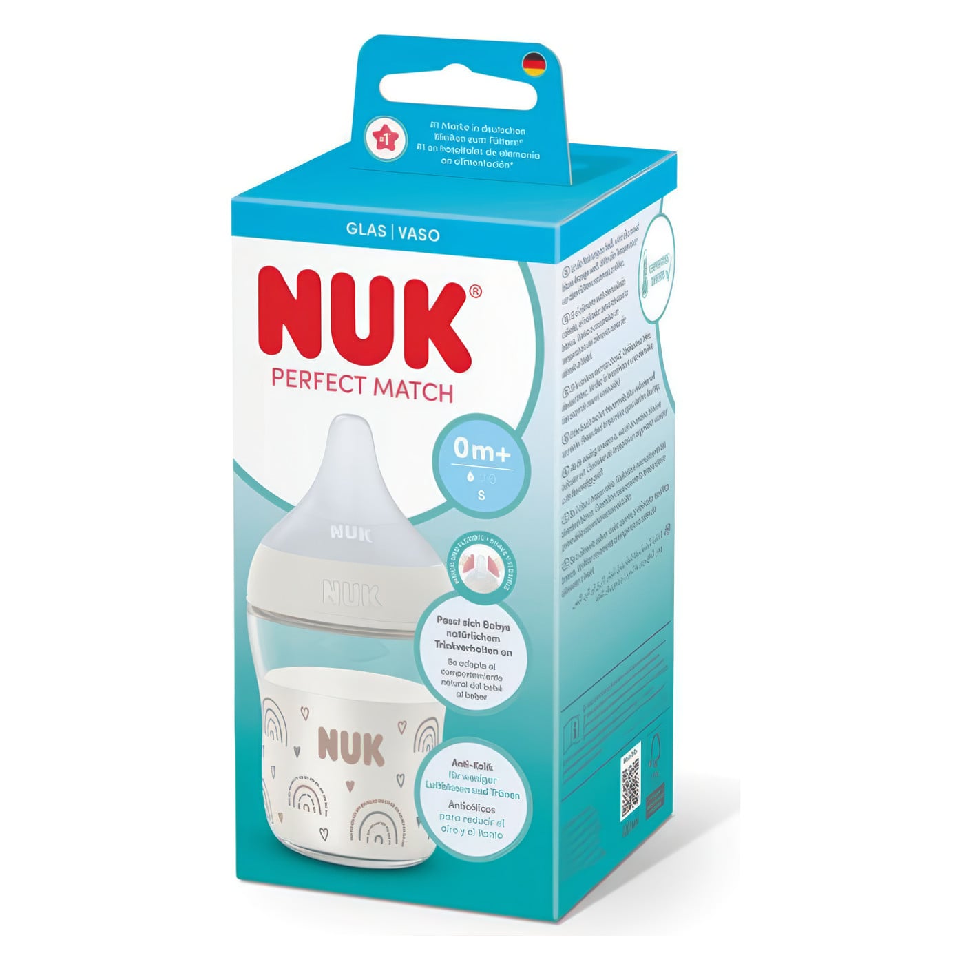 Boca NUK Perfect Match 120 mL staklo silikon S - Image 3