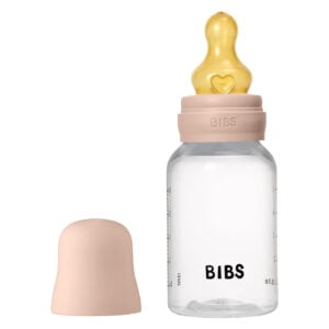 Bočica BIBS Round Latex slow flow blush 150 ml - Image 1